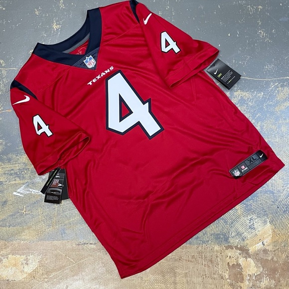 Nike Deshaun Watson Houston Texans BV2036-690 XL 4 Jersey NFL Football - Picture 2 of 13